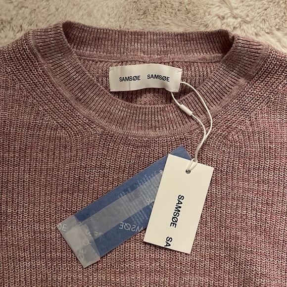 NWT 🤍 SAMSOE SAMSOE Anna Crew Neck Wool Blend Sweater - Picture 8 of 12